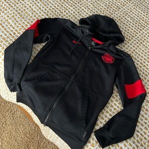 Nike fleece lined UGA jacket